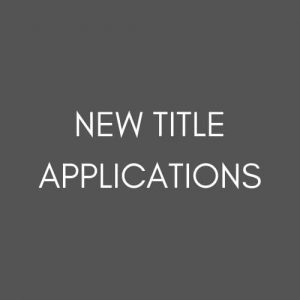 New Title Applications Perth